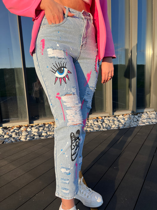 Mom Jeans Evil Eye